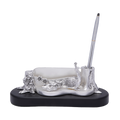 Peacock Pen Stand with Card Holder