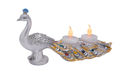 Peacock with Tealights