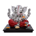 Lord Ganesha with Fruits and Ladoos
