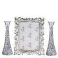 Photo frame with candle stand pair