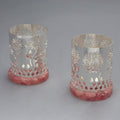 Flower t light holder - Pair